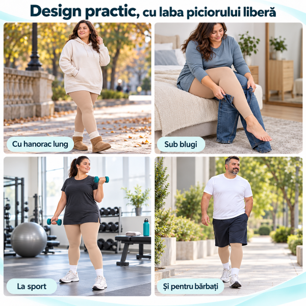 Design practic, cu laba piciorului liberă, pentru femei și bărbați